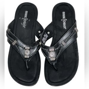 Minnetonka Women's Silverthorne 360 Sandal Flip Flops --‎ 7